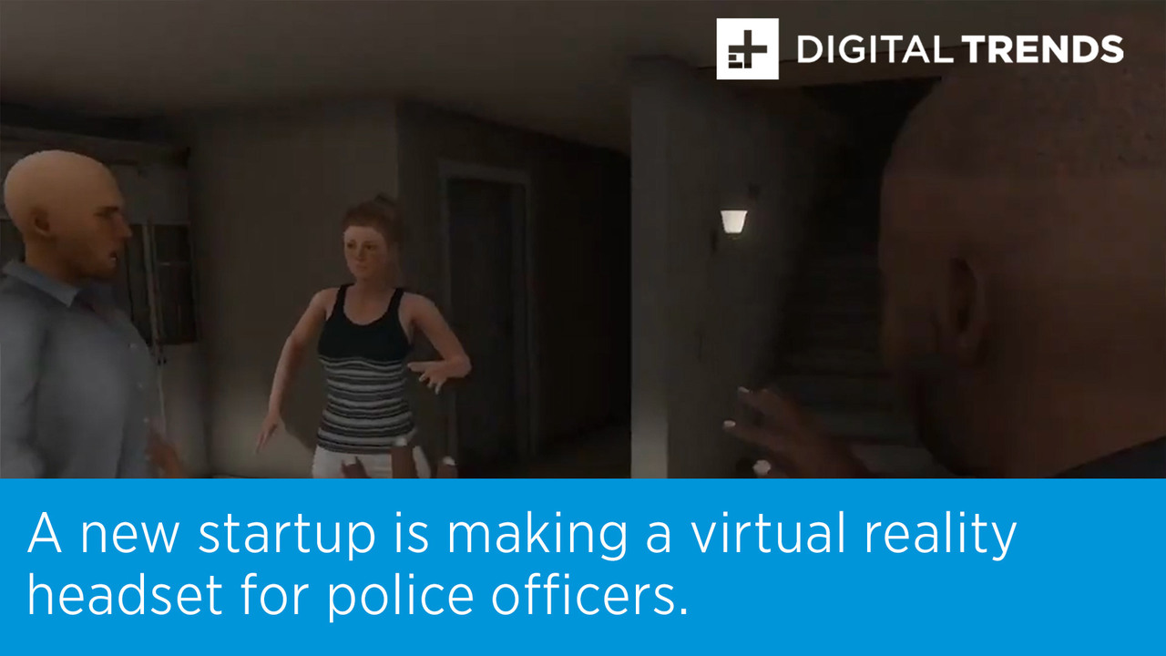 A new startup is making a virtual reality headset for police officers.