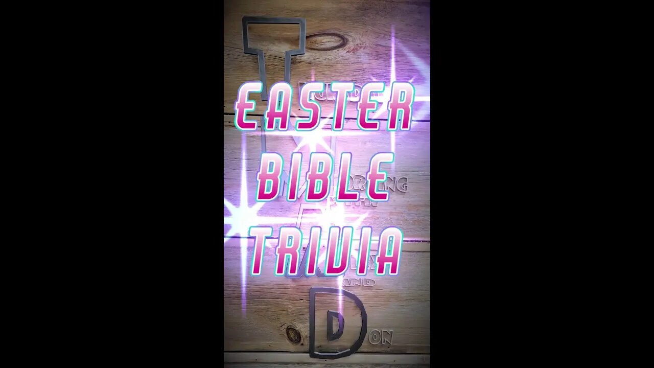 EASTER BIBLE TRIVIA! what do you know about the Bible? #tmad #backtothebible #christianfaith #bible