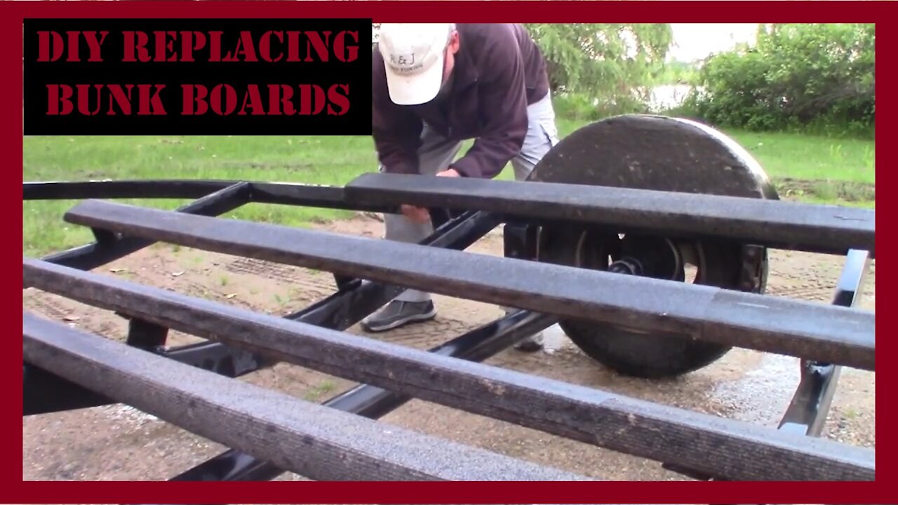 DIY Replacing Trailer Bunk Boards