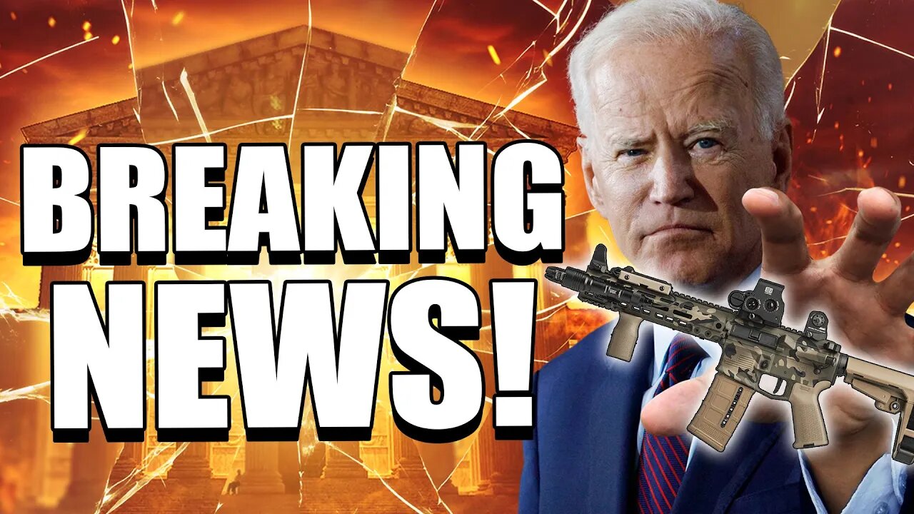 BREAKING!!! ATF Short Barreled Rifle & Pistol Brace Rule Set For A Decision!