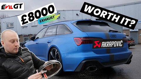 This £8,000+ AKRAPOVIC C8 RS6 Exhaust Sounds INSANE But Is It Worth The MASSIVE Price Tag?