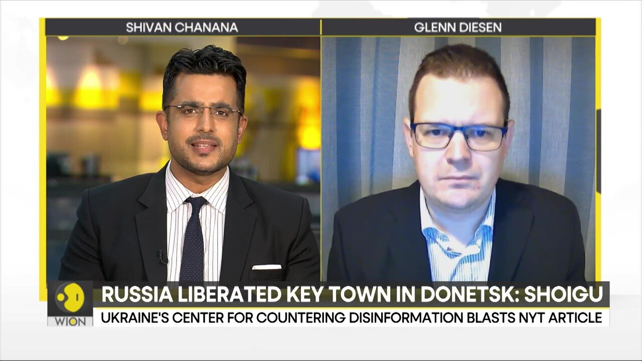 Marinka Completely Under Russian Control - Glenn Diesen on WION