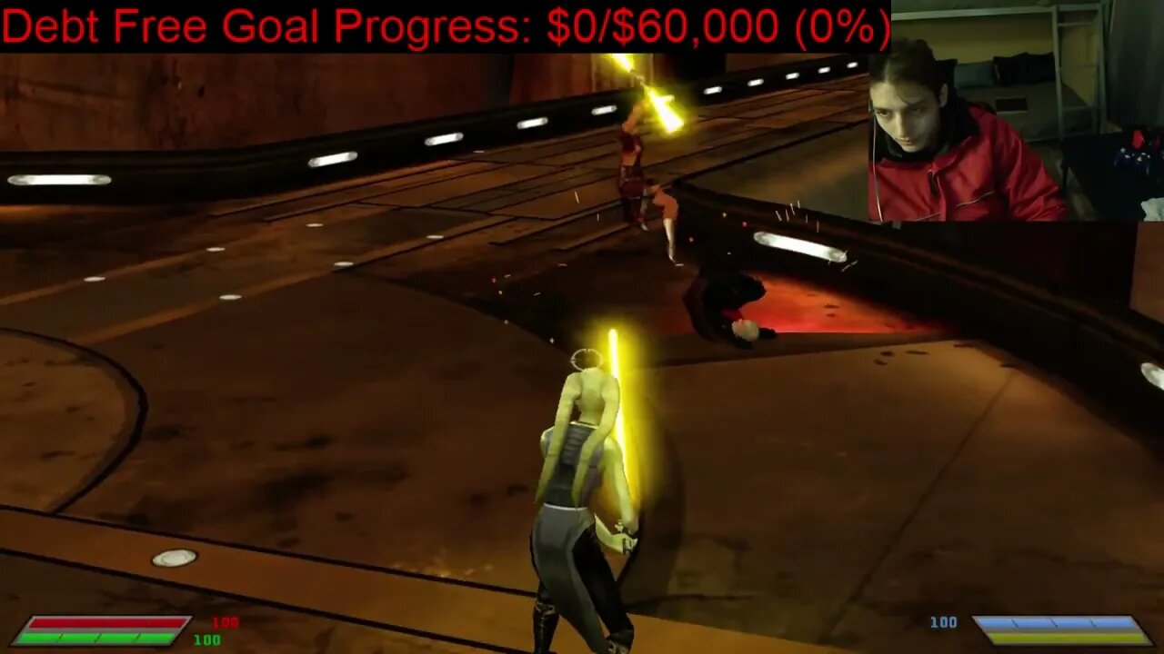 Count Dooku VS Bastila Shan In A Battle With Live Commentary In Star Wars Jedi Knight Jedi Academy
