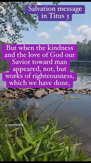 Salvation and gospel message given in Titus #bible #Jesus #shorts