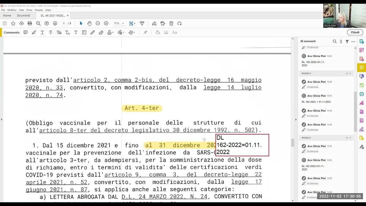 DL 162/2022 introduce novità riguardo all'obbligo va@@inale sanitari -dl. 44-2021: quali? cosa fare?