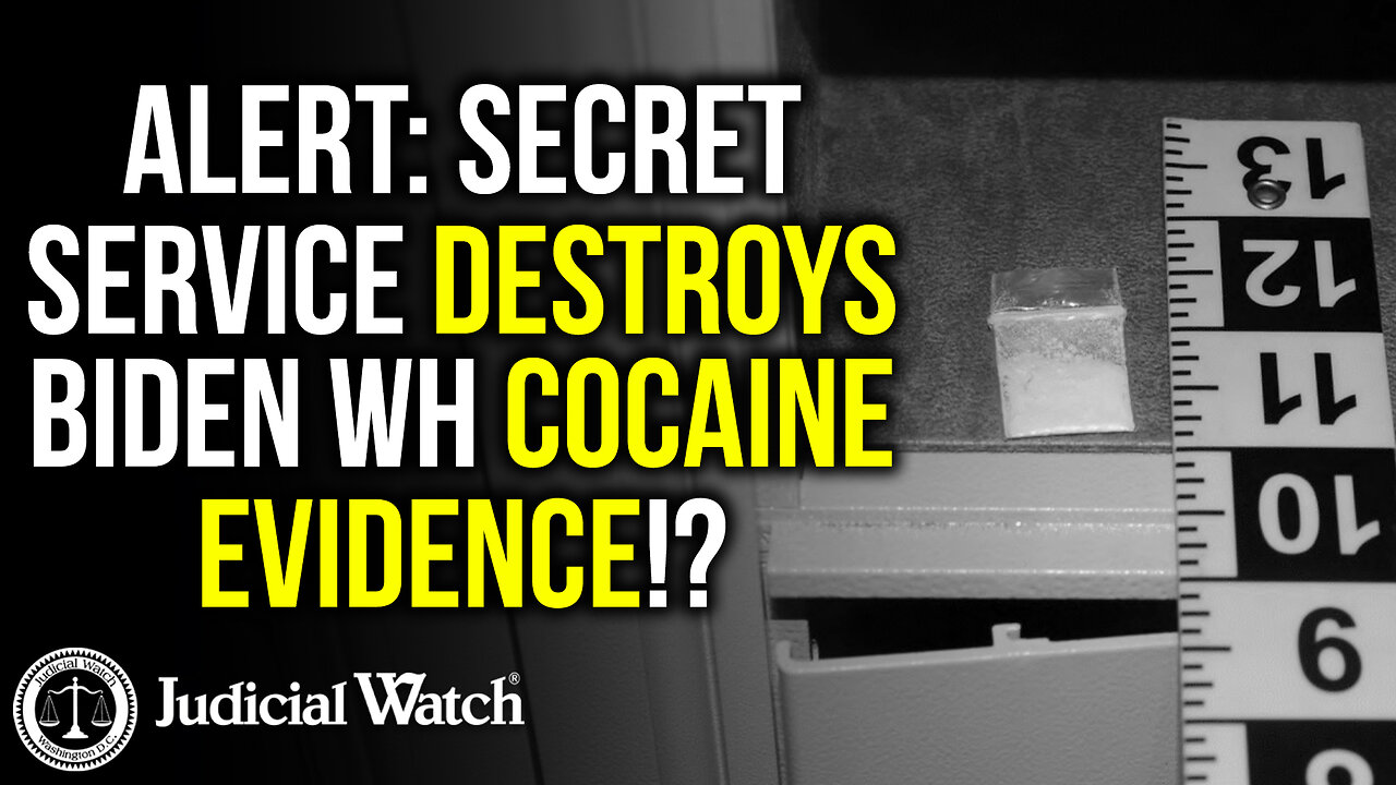 ALERT: Secret Service DESTROYS Biden WH Cocaine Evidence!?