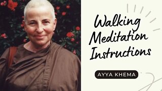 ☸ Ayya Khema I Walking Meditation Instructions ☸