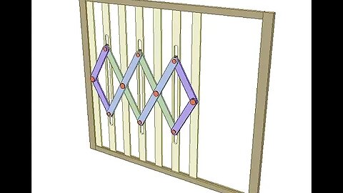 3102 Folding scissor gate 3