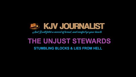 THE UNJUST STEWARDS