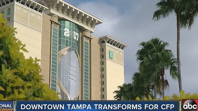 Downtown Tampa transforms for CFP