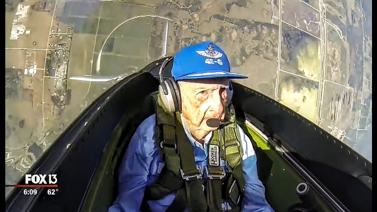 96-year-old WWll pilot takes flight again in Tampa