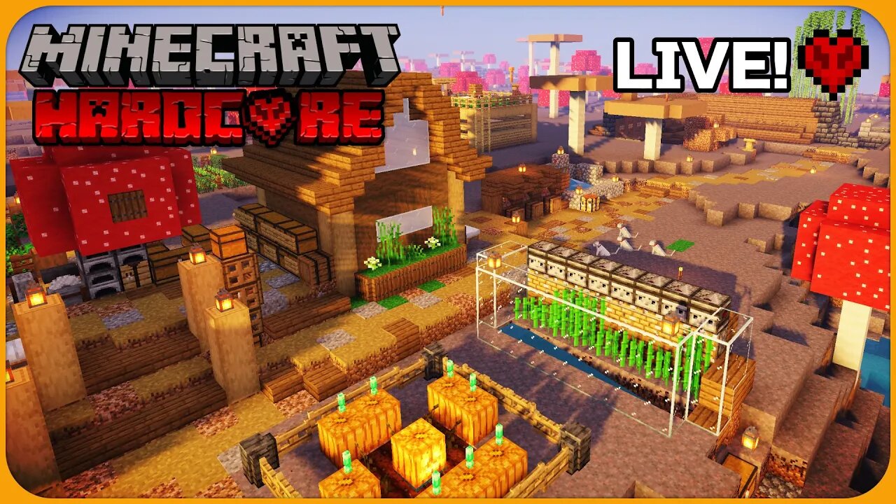 Working on an ISLAND PARADISE - ⛏ Minecraft Hardcore Survival 1.19.2 / Live Stream [S5 | EP11]