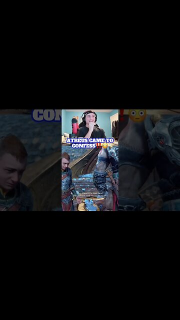 Atreus Confesses To Kratos About His HUGE Mistake‼️😳 | #shorts #godofwarragnarok #gaming #reaction