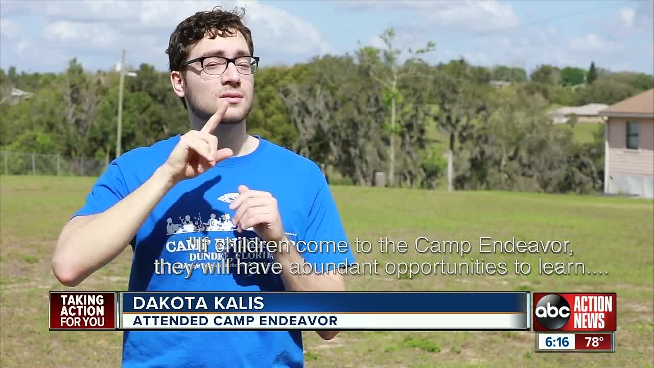 Camp Endeavor for deaf and hard-of-hearing children facing financial struggles