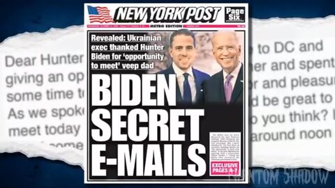 Biden Secret E-Mails. Ukraine corruption. Twitter, Facebook and Meta Censorship