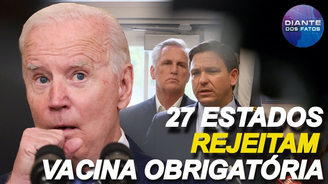 27 estados se opõem à vacinaçāo obrigatória de Biden; escassez de motoristas de ônibus é dramática