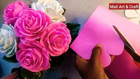 How to Make Foam Rose Flower