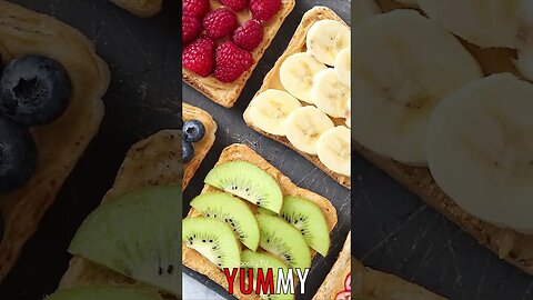 😋 #YUMMY - Peanut Butter & Fruit Sandwiches (P&F) 🍴