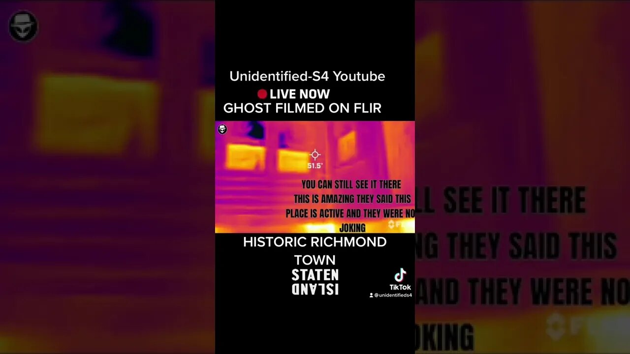 Ghost Filmed On FLIR