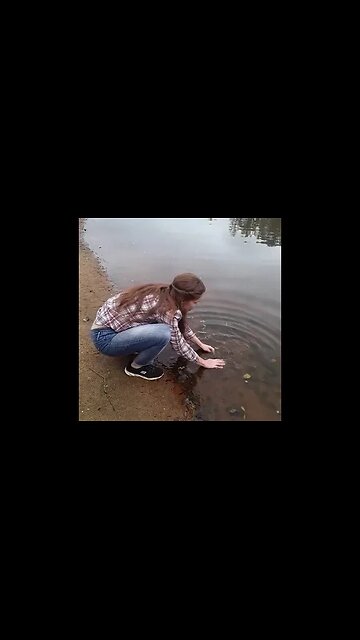 Wife washes Bass clean