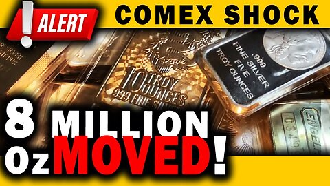 BREAKING NEWS! 8 Million Oz Silver Marked For Delivery In COMEX! Something BIG Is Happening