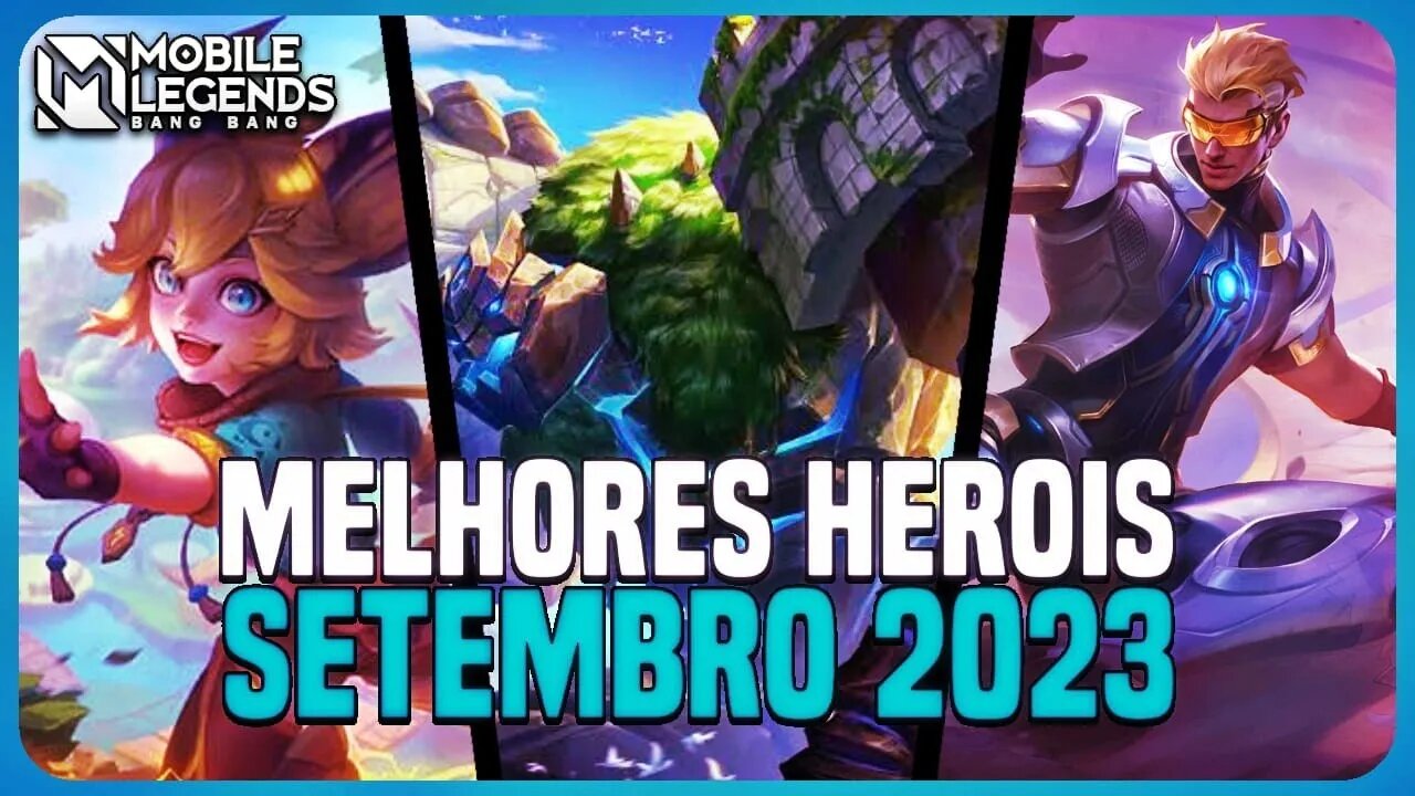 TOP 3 MELHORES HERÓIS DE CADA CLASSE | SETEMBRO 2023 | MLBB