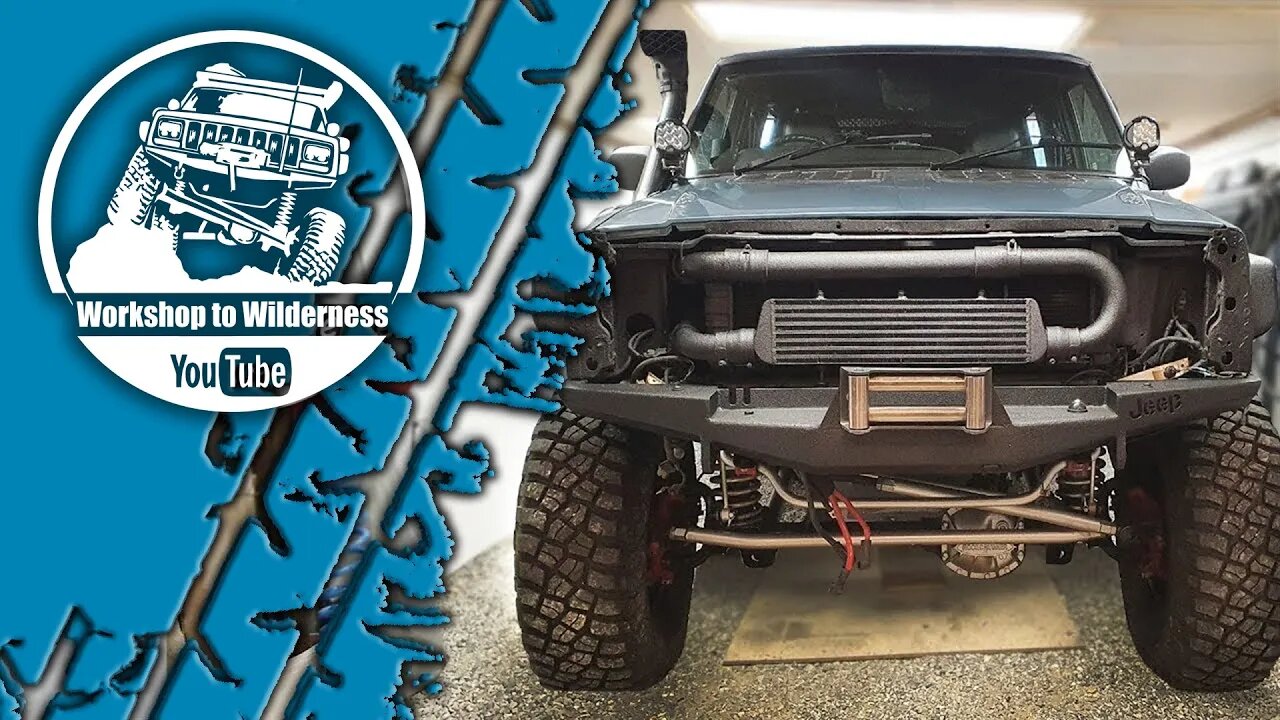Fitting a Front Mounted Intercooler on the Jeep Cherokee XJ 2.5TD VM