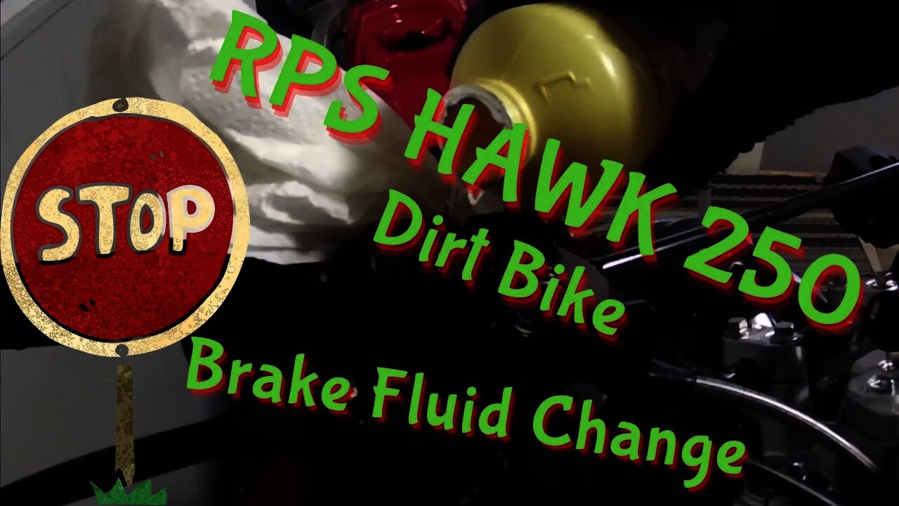 RPS Hawk 250 Dirt Bike Full Brake Fluid Change - SAFETY FIRST! - TBR7, Vitacci Raven, DLX, TT250