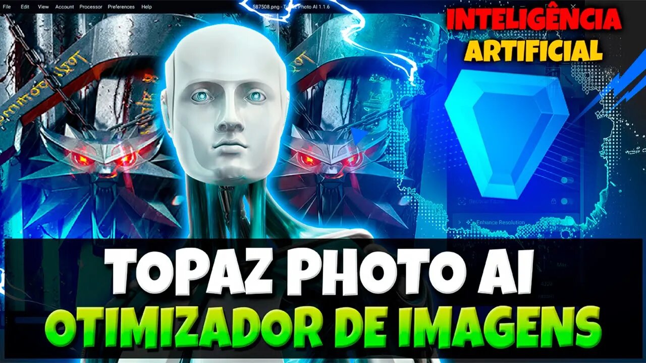 Inteligência Artificial Topaz Photo AI Otimizador de imagens