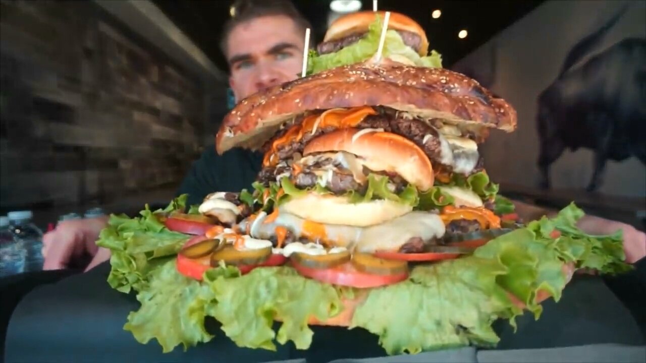 LET'S WIN INSANE 13LB BURGER CHALLENGE