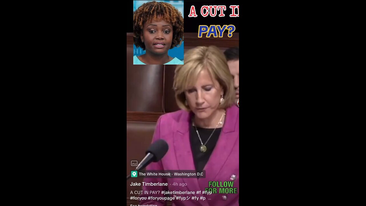 Biden’s press secretary to reduce her pay to $1