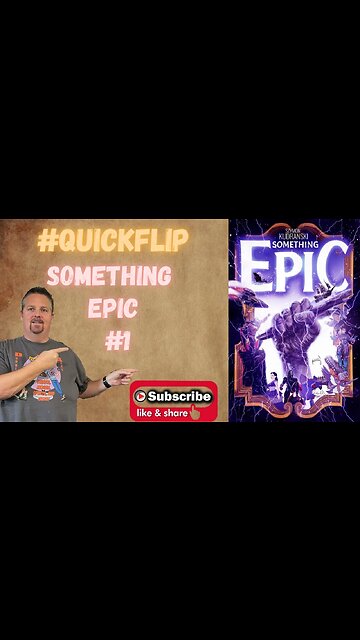 Something Epic #1 Image Comics #QuickFlip Comic Review Szymon Kudranski #shorts