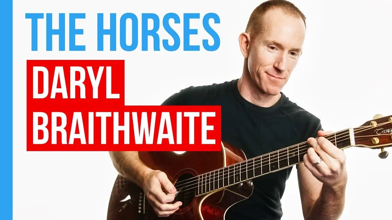 The Horses ★ Daryl Braithwaite ★ Guitar Lesson Acoustic Tutorial [with PDF]