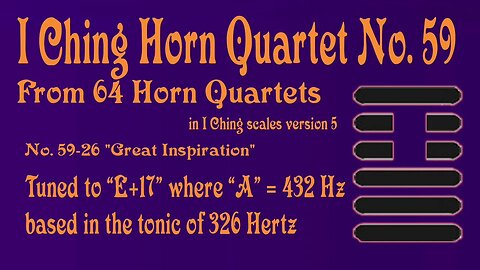 Richard #Burdick's #Horn #Quartet No. 59, Op. 302 No. 59 tuned to 326 Hertz @ArrangeMe