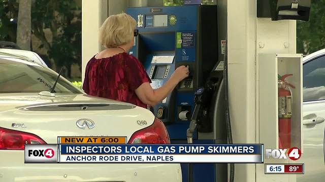 Two credit card skimmers found at Naples gas station