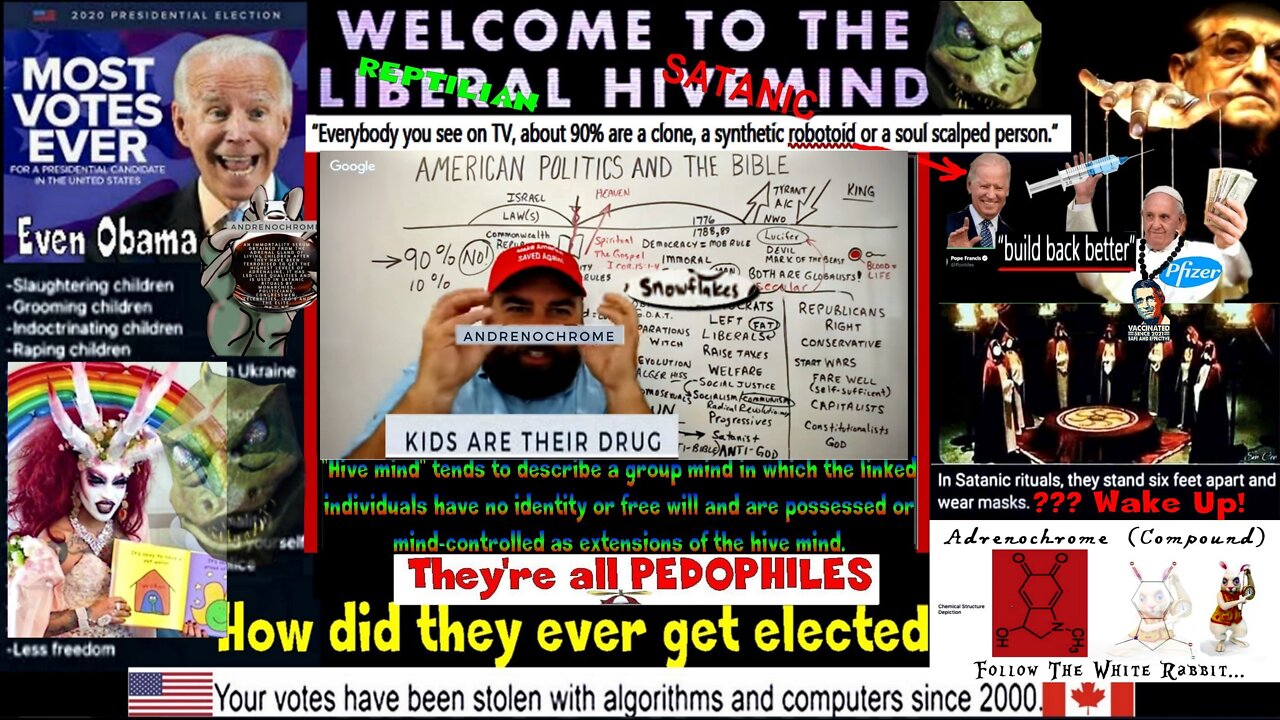 American Politics and the Bible [snowflakes – adrenochrome] (see description)