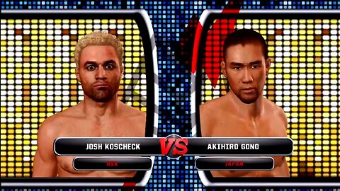 UFC Undisputed 3 Gameplay Akihiro Gono vs Josh Koscheck (Pride)