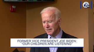 Former VP Joe Biden: "People want us to choose hope over hate"