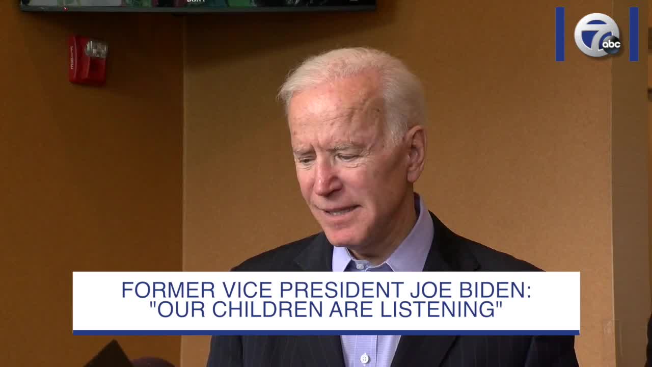 Former VP Joe Biden: "People want us to choose hope over hate"