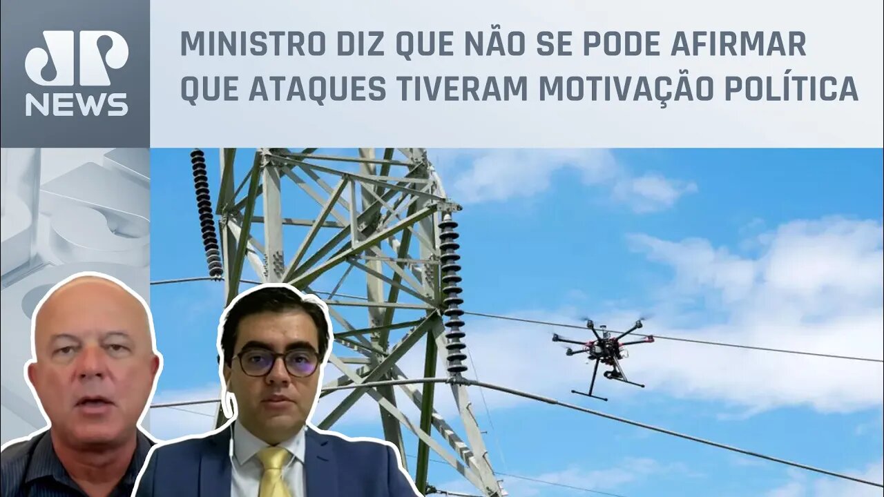 Motta e Vilela analisam sobre drones serem usados para vigiar torres de energia