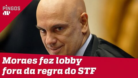 Alexandre de Moraes fez lobby fora da regra do STF, sugere grampo