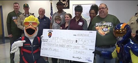 Aviators donate to Little League team