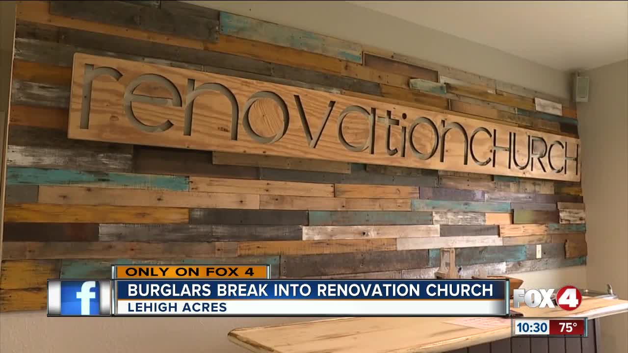 Burglars broke into a Lehigh Acres church