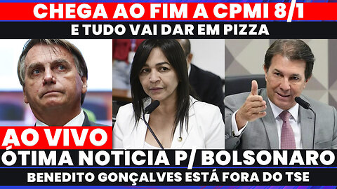 🚨CPMI TERMINARÁ EM PIZZA SEM TRATAR DOS ASSUNTOS MAIS IMPORTANTES, NOTÍCIA BOA PARA BOLSONARO NO TSE