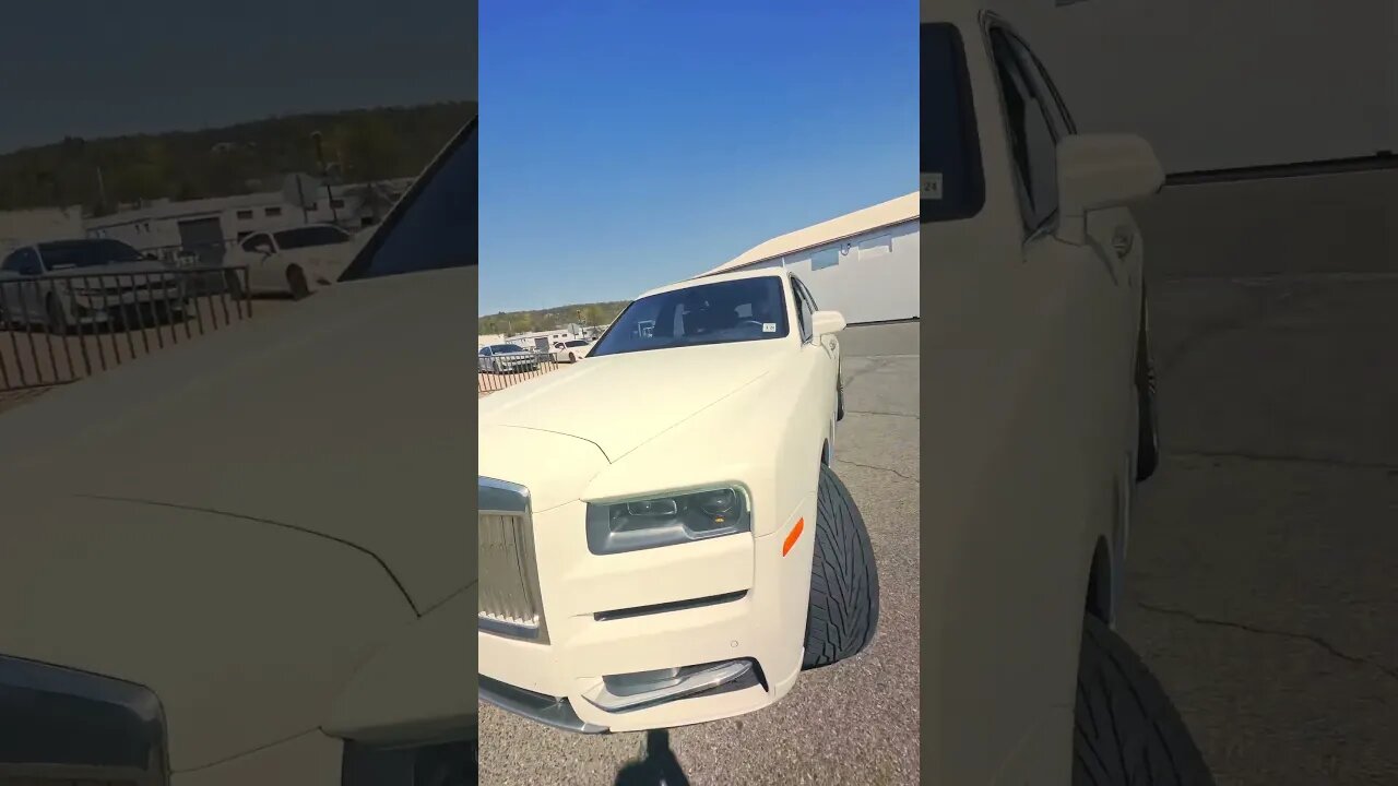 Both white with red interior 😮 #cullinan and #slrmclaren