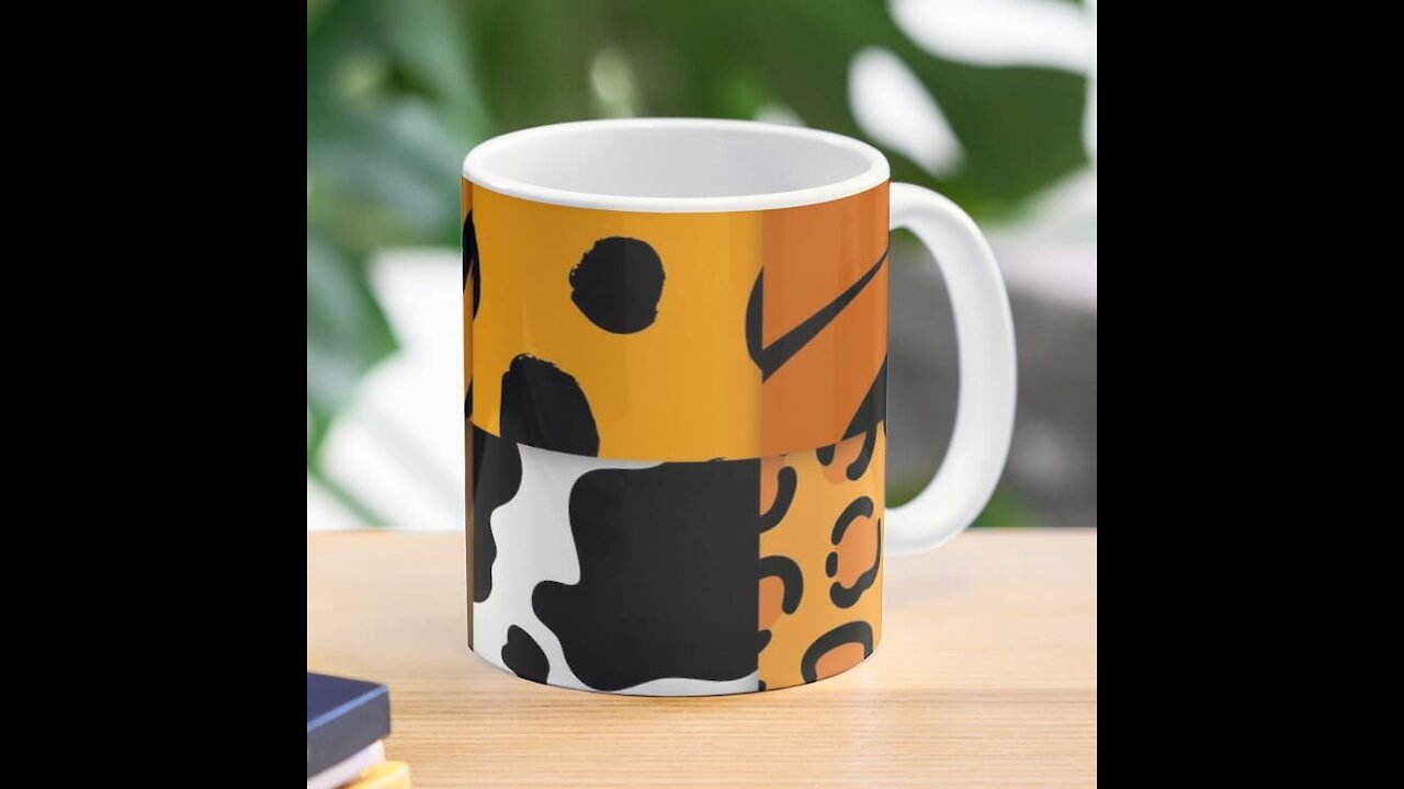 Different shape of tiger skirt mug buy from link in description