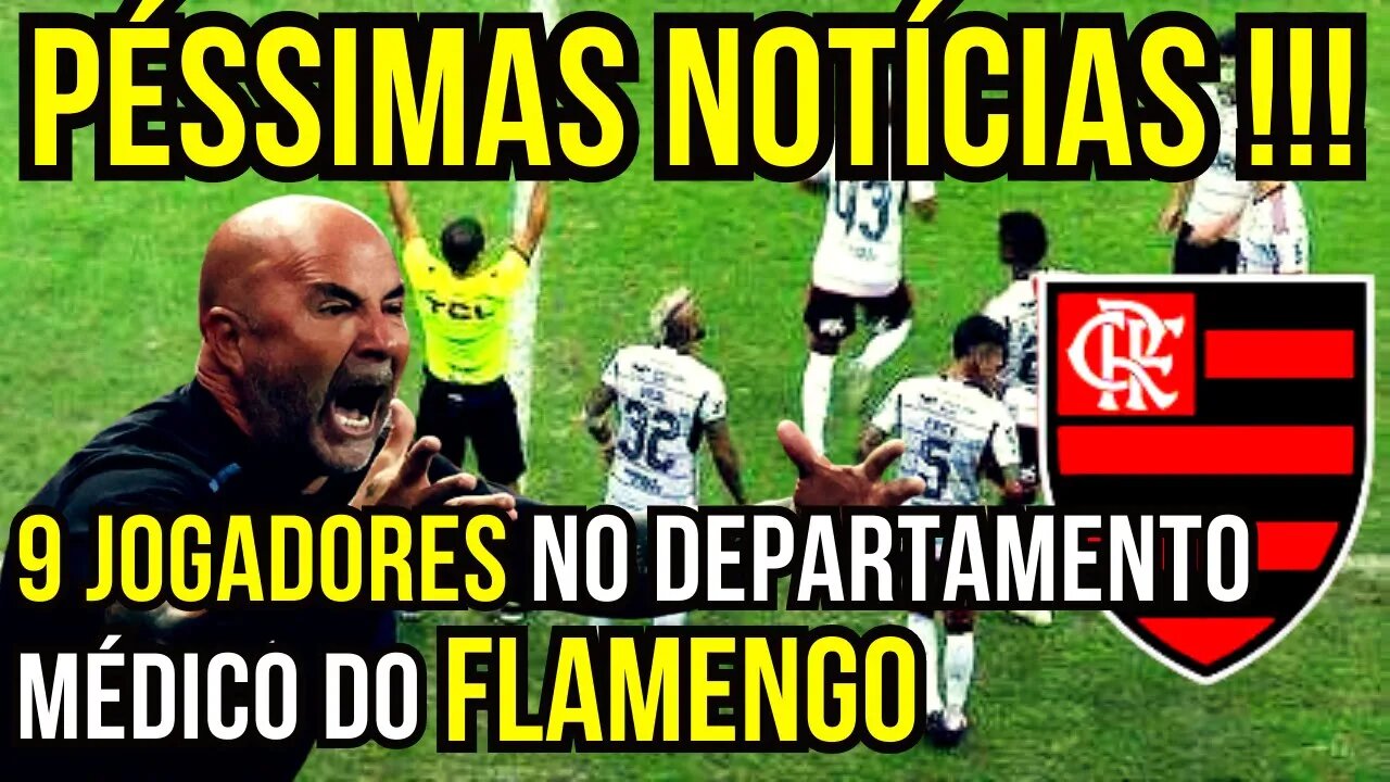 PÉSSIMAS NOTÍCIAS! FLAMENGO TEM PROBLEMAS SÉRIOS NA COPA DO BRASIL - É TRETA!!!NOTÍCIAS DO FLAMENGO