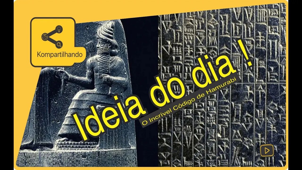 O INCRÍVEL Código de Hamurabi !