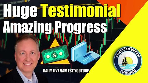 Huge Testimonial Amazing Progress Stock Market Success Story