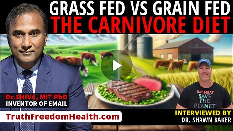 Dr Shiva - Grass Fed vs Grain Fed (Carnivore Diet) & Green Tea for Immune System